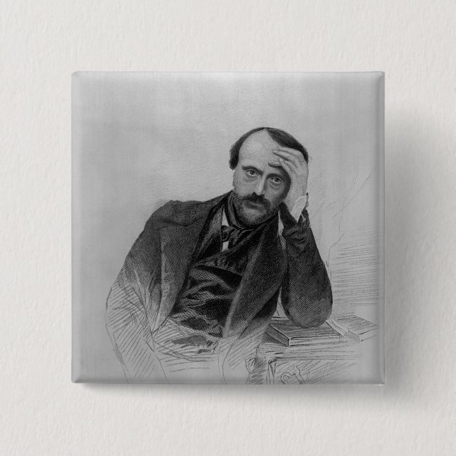 Giuseppe Mazzini Pinback Button (Front)