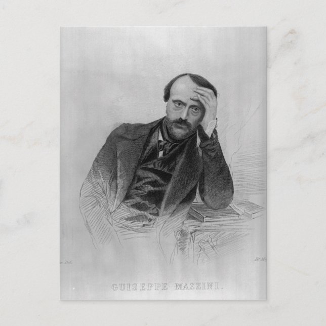 Giuseppe Mazzini Postcard (Front)