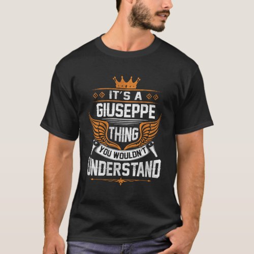 Giuseppe Name T Shirt _ Giuseppe Things Name Gift 