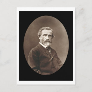 Giuseppe Verdi (1813-1901) from 'Galerie Contempor Postcard