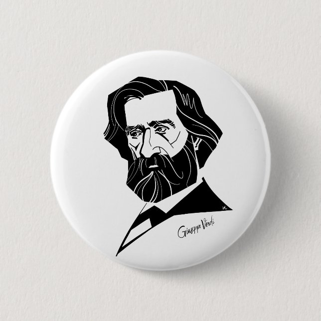 Giuseppe Verdi Button (Front)