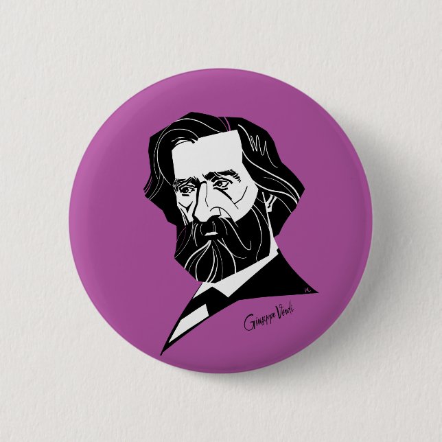 Giuseppe Verdi Button (Front)