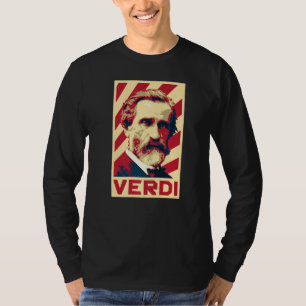 Giuseppe Verdi Classical Music Composer Retro T-Shirt