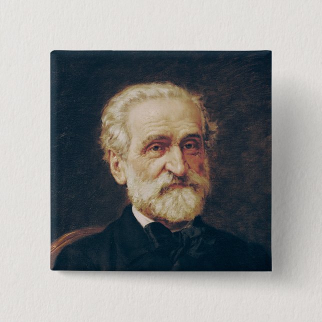 Giuseppe Verdi Pinback Button (Front)