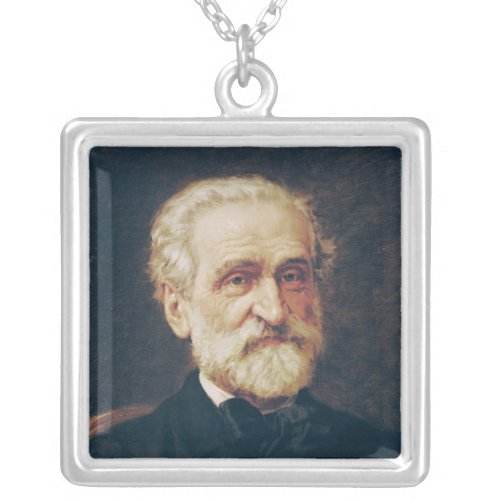 Giuseppe Verdi Silver Plated Necklace