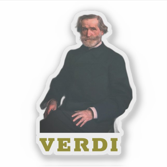 Giuseppe Verdi Sticker (Front)