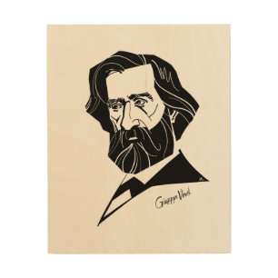 Giuseppe Verdi Wood Wall Art