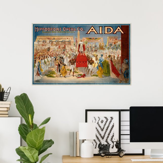 Giuseppe Verdi's Aida Poster | Zazzle