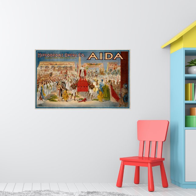 RETNA (レトナ) 'Verdi: Aida' ポスター 2016年 真作 Verdi : Aida [DVD] | BelAir Classiques