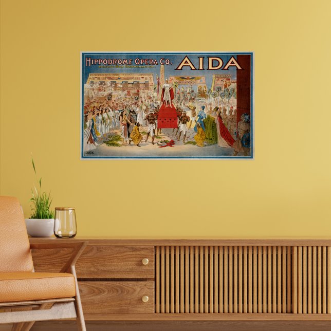 Giuseppe Verdi's Aida Poster | Zazzle