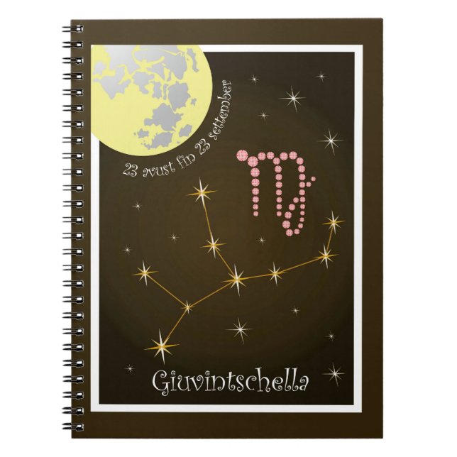 Giuvintschella 23 avust fin 23 settember Notizheft Notebook (Front)
