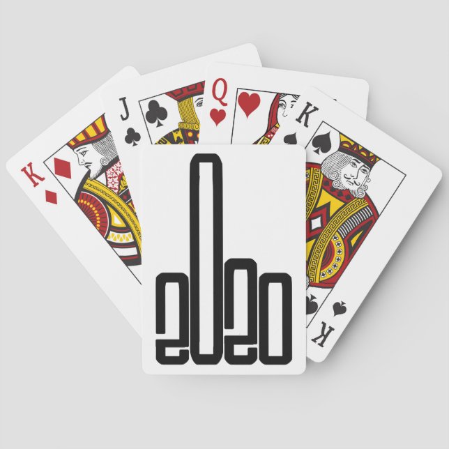 Give 2020 The Finger 2020 Sucks Poker Cards (Back)