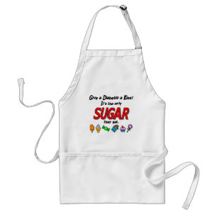 Give a Diabetic a Kiss Adult Apron