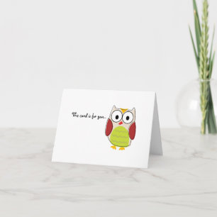 Give a Hoot! Greeting Card