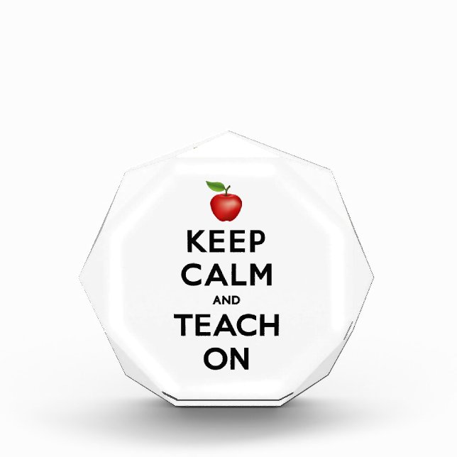 Give a Keep Calm and Teach On Award (Front)
