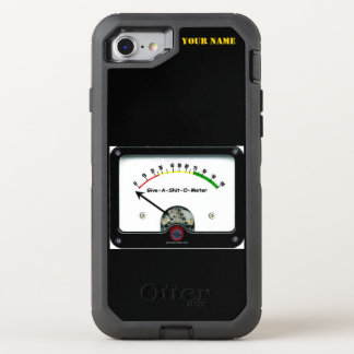 GIVE A SHITTE-O- METER OtterBox DEFENDER iPhone SE/8/7 CASE