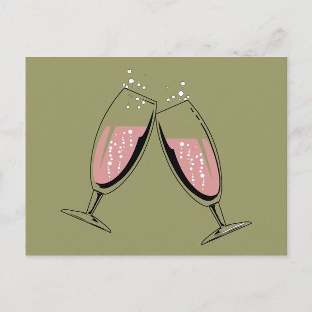 Give A Toast copy Postcard (Front)