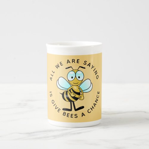 Give Bees a Chance Bone China Mug