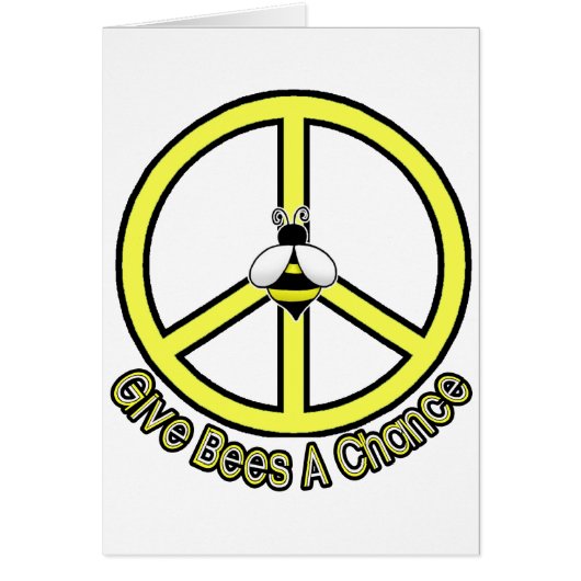 give bees a chance cards (Front)