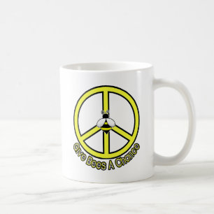 give bees a chance coffee mug
