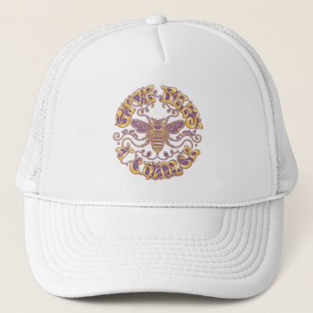 Give Bees A Chance Trucker Hat by kbilltv at Zazzle