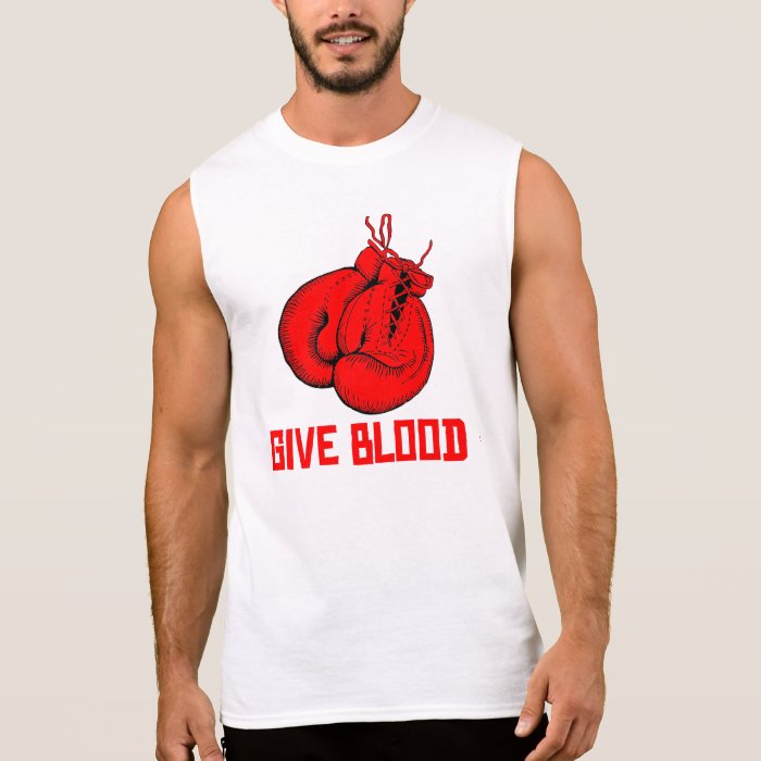 Give Blood Boxing Sleeveless Shirt