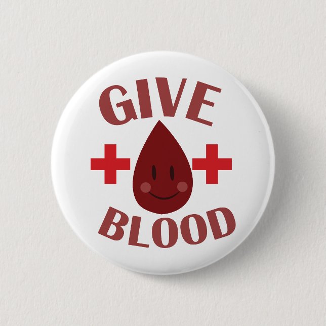 Give Blood Button (Front)