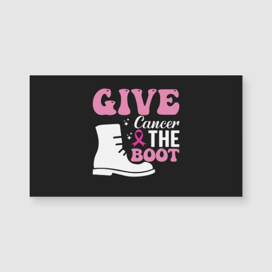 give cancer the boot breast cancer awareness (Front)