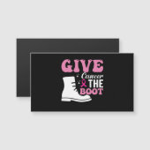 give cancer the boot breast cancer awareness (Front/Back)