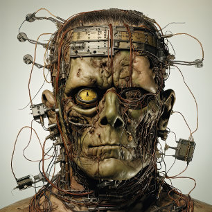 Give Candy! Frankenstein Monster Drawstring Bag