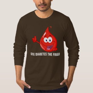 Give Diabetes the Finger T-Shirt
