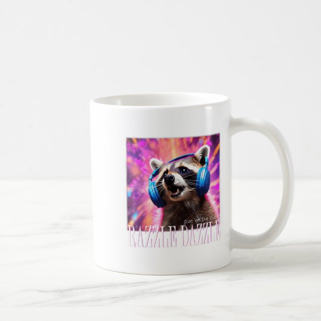 Give Em The Old Razzles Dazzles Retro Y2k 90s Meme Coffee Mug (Right)