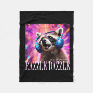 Give Em The Old Razzles Dazzles Retro Y2k 90s Meme Fleece Blanket