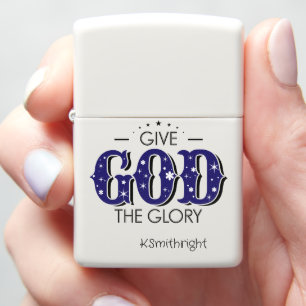 Give God The Glory Design Zippo Lighter
