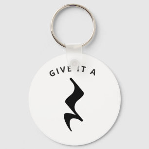 Give It  A Rest Musician Funny Music Humor  Keychain