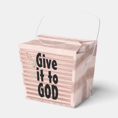 Give it to God Favor Boxes