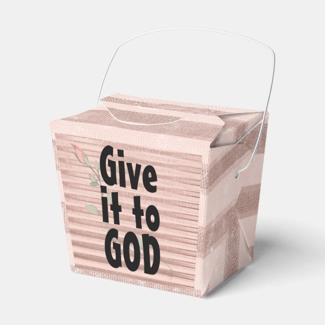 Give it to God Favor Boxes (Front Side)