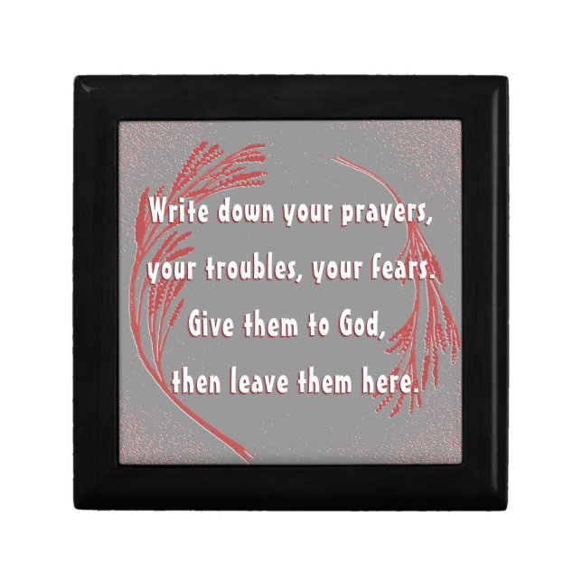 Give it to God, God Box,Medallion Gift Box (Front)