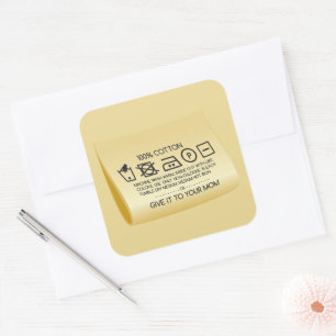 Give it to your mom 1 square sticker