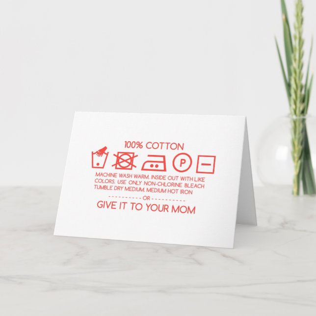 Give it to your mom 4 card (Front)