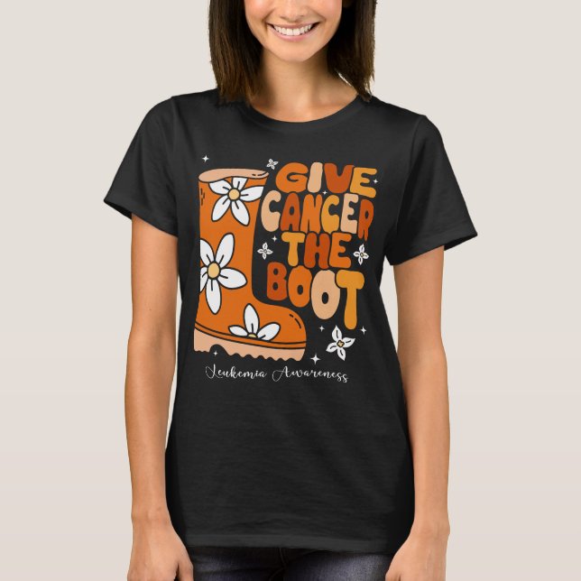Give Leukemia the Boot Shirt (Front)