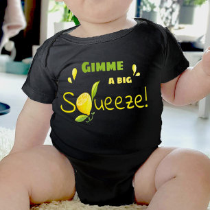 Give me a big squeeze lemon baby bodysuit