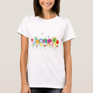 Give me a buzz --Flower Garden T-shirt