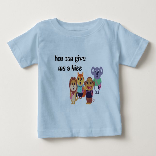 give me a kiss baby T-Shirt (Front)
