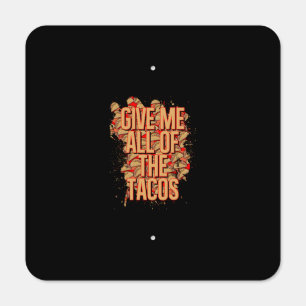 Give me all of the tacos metal sign