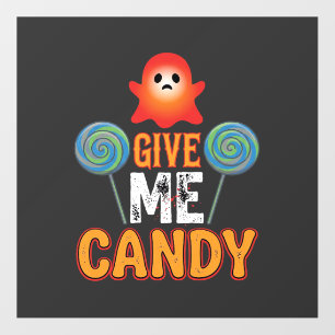 Give Me Candy Halloween Ghost_1 Floor Decals