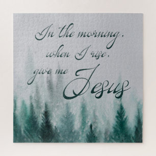 Give Me Jesus Pine Tree Jigsaw Puzzle