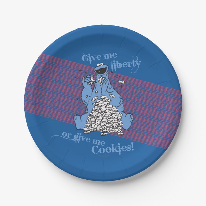 Give Me Liberty or Give Me Cookies! Paper Plate | Zazzle.com