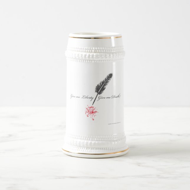 Give Me Liberty or Give Me Death Beer Stein (Center)