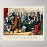 &quot;give Me Liberty Or Give Me Death!–patrick Henry Poster at Zazzle